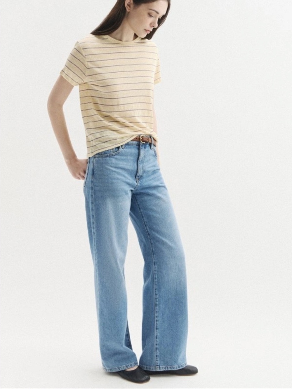 NWT! Mango Linen T shirt. Sz. M - Picture 5 of 6